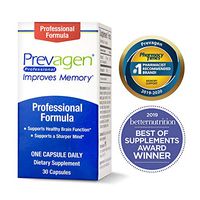 Prevagen Improves Memory - Professional Strength 40mg, 30 Capsules with Apoaequorin & Vitamin D|Brain Supplement for Better Brain Health, Supports Healthy Brain Function and Clarity|Memory Supplement