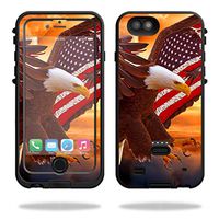 MightySkins Protective Vinyl Skin Decal Compatible with LifeProof FRE Power iPhone 6/6S Case wrap Cover Sticker Skins Bald Eagle
