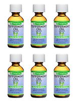 De La Cruz Pure Peppermint Essential Oil, Steam-Distiled, Bottled in USA 1 FL. OZ. (6 Bottles)