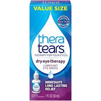 TheraTears Eye Drops for Dry Eyes, Dry Eye Therapy Lubricant Eyedrops, Provides Long Lasting Relief, 30 mL, 1 Fl oz Value Size