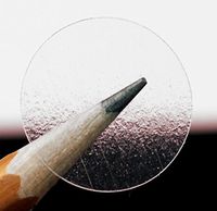 ChromaLabel 3/4 inch Clear Transparent Dot Stickers, 500/Roll, Non-Perforated