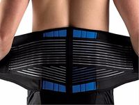 CFR Back Brace Stabilizing Lumbar Lower Support with Adjustable Neoprene Double Pull for Lifting Pain Relief Sciatica Therapy,M
