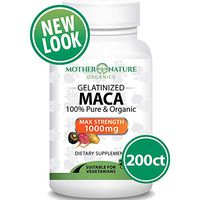 Organic Maca Root Black, Red, Yellow From Peru - 200 Vegan Capsules - Gelatinized for Enhanced Absorption - Supports Reproductive Health Natural Energizer For Men, Women - Pure, Non GMO, No Fillers