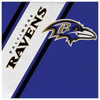 NFL Baltimore Ravens Disposable Paper Napkins, Pack of 20