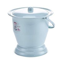 ZSPPPP Potty/Urinary Pot/Toilet Basin, Pp Potty, Plastic Urinal, Children's Potty, Maternity Potty, Female Urine Bucket Urinal Adult with Lid Potty (Color : Blue)