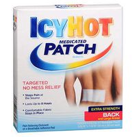 Icy Hot Extra Strength Medicated Patch, Large, 5-Count Boxes (30 Patches)