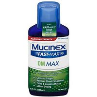 Mucinex Fast-Max Adult DM Expectorant and Cough Suppressant Liquid, 6 oz (Pack of 9)