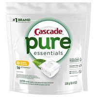 Pure Essentials, Dishwashing Detergent, Lemon Essence, 16 ActionPacs, 8.4 oz (Pack of 2)