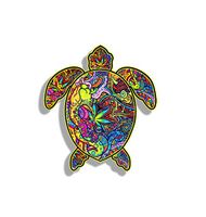 Sea Turtle Graffiti Bumper Sticker Decal Full Color Colorful Design for Car Truck Vehicle Laptop
