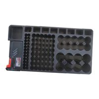 Prettyia Battery Storage Organizer, Battery Box with Removable Tester Kits for AAA/AA/9V/C/D 110pcs Batteries(Pack of 1)