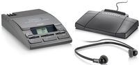 Philips LFH0720/52 Transcription Kit; Includes: Desktop 720 Analog Mini Cassette Transcription System, Earphones, Foot Control and Power Supply