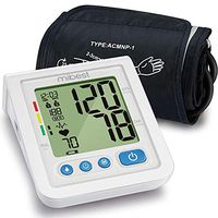MIBEST Portable Blood Pressure Monitor - BP Cuff Meter with Display - Standard Size Blood Pressure Machine 8.7-12.6" - Blood Pressure Tester with Carrying Bag - Blood Pressure Gauge with Memory