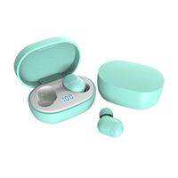 giokfine True Wireless Earbuds, Mini TWS Bluetooth Headset 5.0 True Wireless Dual in-Ear with Digital Sports Waterproof (Green)