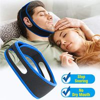 Anti Snoring Chin Strap,Snoring Solution Anti Snoring Devices Effective Stop Snoring Chin Strap for Men Women Adjustable Snore Reduction Chin Straps Snore Stopper Advanced Sleep Aids for Better Sleep
