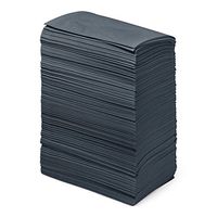 Dinner Napkins Paper Bulk 2-Ply - 1000 Count - 15" x 17" - Black - Disposable - Embossed Pattern - Commercial or Business Use - Restaurants, Bars, Corporate, Catered Events, Party - Paterson Paper