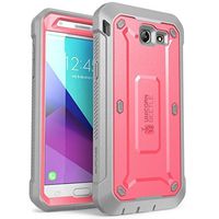SUPCASE Unicorn Beetle Pro Series Case Designed for Galaxy J3 Emerge, Full-Body Rugged Holster Case with Built-in Screen Protector for Samsung Galaxy J3 Emerge (2017 Release) (Pink)