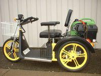 Palmer Twosome Hybrid Three Wheeler Mobility Scooter with Long Range GRP 31 Batteries