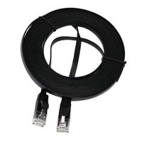 RJ45 Cat-6 Ethernet Patch Cable Black for PS3 PS4 Xbox One - 3.3 Feet (1 Meters), Pack of 1