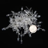 5 mm Round Superbright Red Light Emitting Diode LED Light 100 PCS