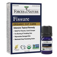 Forces Of Nature – Natural, Organic Fissure Care (5ml) Non GMO, No Harmful Chemicals –Soothe & Relieve Burning, Throbbing, Stinging, Itchy, Bleeding Tissue Caused by Fissures or Hemorrhoids