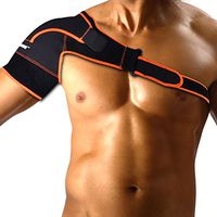 Yosoo Shoulder Brace Support Strap Wrap Belt Support Band Pad - Breathable Neoprene Shoulder Support for Rotator Cuff, Injury Prevention, Dislocated AC Joint, Frozen Shoulder Pain, Sprain, Soreness