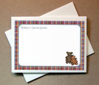 Teddy Bears Note Cards - Personalized (40 Cards and Blank Envelopes)