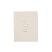 Fringe Hard Cover Wrapped in Bookcloth, Small Padfolio with Slim Pen, Vegan Suede Interior Lining with Pocket, Pen and Lined Notepad, Metallic Rose Gold Stamping, 50 Sheets, 6.25 x 8.25 Inches, Explore (164201)