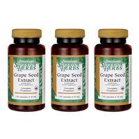 Swanson Grape Seed Extract (Standardized) 50 Milligrams 120 Capsules (3 Pack)