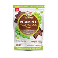 Healthy Delights Naturals, Vitamin D Dark Chocolate Bites, Supporting Strong Bones, Amazingly Delicious Snacks, Non- GMO, Gluten Free, 30 Ct