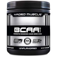 Kaged Muscle, Fermented BCAA Powder, Plant Based, Non-GMO, Protein Synthesis, Vegan Friendly Branched Chain Amino Acids, Aminos, BCAAs, Unflavored, 36 Servings, 7.05 Ounce