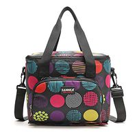 10L Insulated Cooler Lunch Bag Camping Picnic Box Shoulder Thermal Double Layer