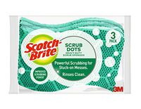 Scotch-Brite Scrub Dots Heavy Duty Scrub Sponge, Powerful Scrubbing. Rinses Clean, 3 Scrub Sponges