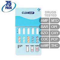 MiCare [75pk] - 10-Panel Urine Drug Test Card (AMP/BAR/BZO/COC/mAMP/MTD/OPI/OXY/PCP/THC) #MI-WDOA-4104