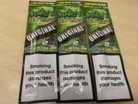 Juicy Pure Hemp Wraps - 2 Wraps Per Pack - 1 Pack (Natural)