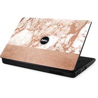 Skinit Decal Laptop Skin for Inspiron 15 & 1545 - Officially Licensed Originally Designed White Rose Gold Marble Design