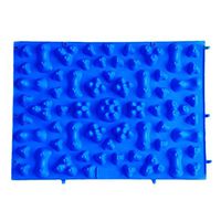 Foot Massage Mat -Vanvler Large Colorful Acupuncture Foot Massager Medical Therapy Mat Foot Massage Pad (Blue)
