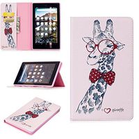 Case for All-New Amazon Fire HD 7 Tablet (7th Generation, 2017 Release Only) - Slim Folding Stand Cover with Card Holder for Fire HD 7 (G)