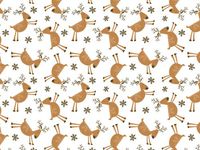 Pack Of 240, Reindeer Games Recycled Christmas Printed Tissue Paper 20" X 30" Sheets Made In USA