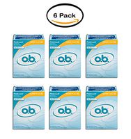 PACK OF 6 - o.b. Tampons Super Plus - 40 CT