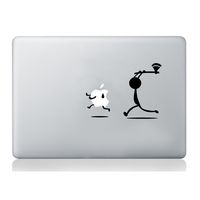 Man with Axe Apple Stickers MacBook Laptop Decal Art Graphic Vinyl Funny Mural