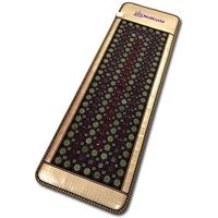 MediCrystal 4-Gems FIR Bio Magnetic Mat - 71"L x 24”W - Natural Hot Stones - Amethyst Jade Tourmaline Agate - Far InfraRed Heating Pad - 4, 8, 10, 14 Hz PEMF -Negative Ion -FDA Registered Manufacturer