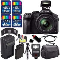 Panasonic Lumix DMC-FZ300 Digital Camera + Extra Battery + Charger + 240GB
