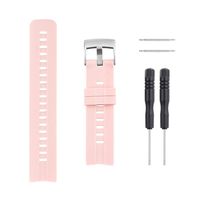 Sencato Suunto Spartan Sport HR Luxury Version Soft Silicone Replacement Band, Wrist Strap (Pink)
