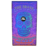 Cigarette Box Case for Full Pack of 100s Cigarettes, Soft Touch Plastic - The Brave