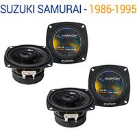 Compatible with Suzuki Samurai 1986-1995 Factory Speaker Replacement Harmony (2) R4 Package New