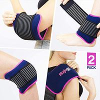 Luxury Ice Pack (for Sports Injuries and Pain Relief) Reusable as a Heat or Cold Compress, with a Premium wrap to fit Any Body Part (Knee, Ankle, Hip, Back etc). Super Flexible Right from The Freezer
