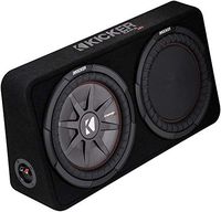Kicker 43TCWRT104 CompRT 10" 4-Ohm Subwoofer in Thin Profile Enclosure
