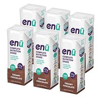 ENU RTD Chocolate Whey Protein Shake 17g (6 Pack) | Lactose & Gluten Free, Non-GMO Workout Drink For Muscle Gain | Healthy Weight Gain Nutrition Drink