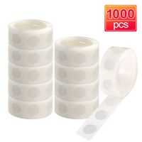 Glue Point Clear Balloon Glue Removable Adhesive Dots Double Sided Dots of Glue Tape for Balloons Party or Wedding Decoration (1000PCS)