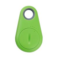 Sinfu GPS Tracker for Anti-Lost Theft Device Alarm Bluetooth Remote GPS Tracker Child Pet Bag Wallet Key Finder Phone Box (About 52X30X11mm, Green)